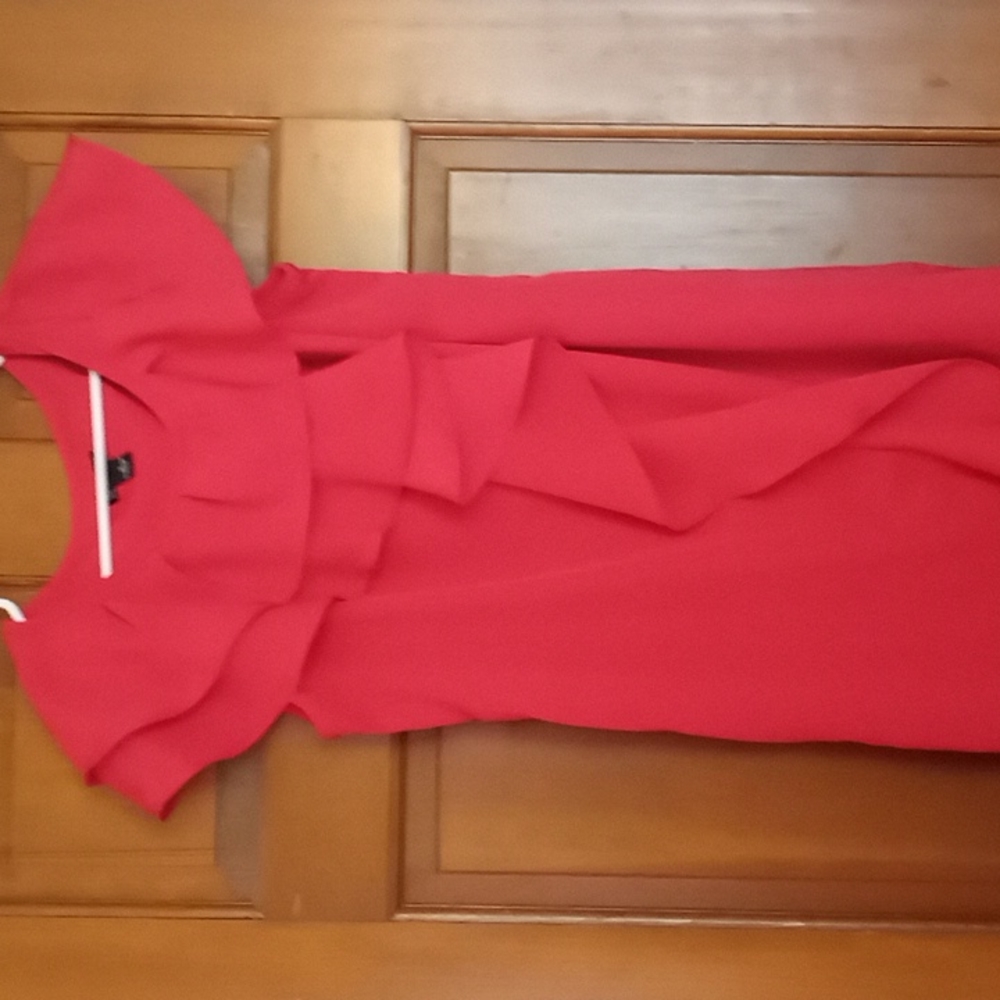 Coral colored dress